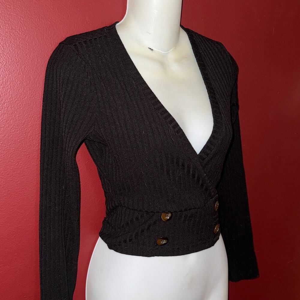 Y2K crop cardigan sweater top